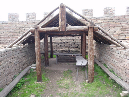 Viking Fortress Interior Structures.